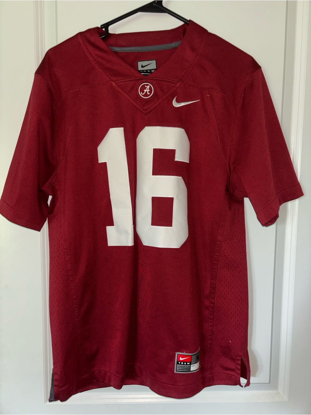 Nike Men’s Crimson Red Football Jersey #16